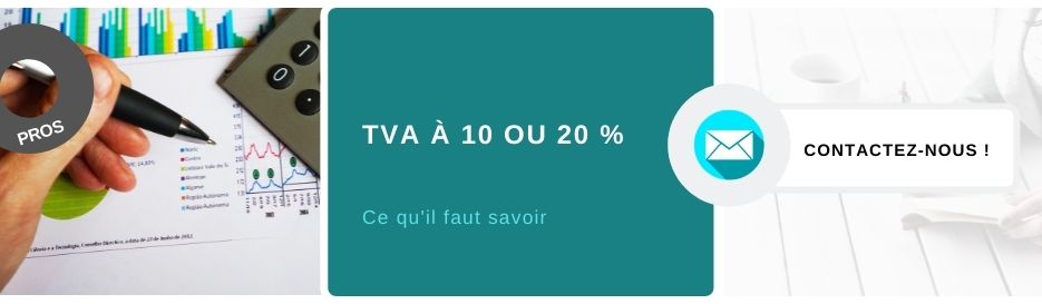 comment savoir si tva à 10 ou 20 %