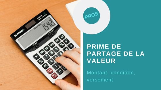 prime de partage de la valeur