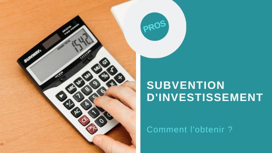 subvention d'investissement